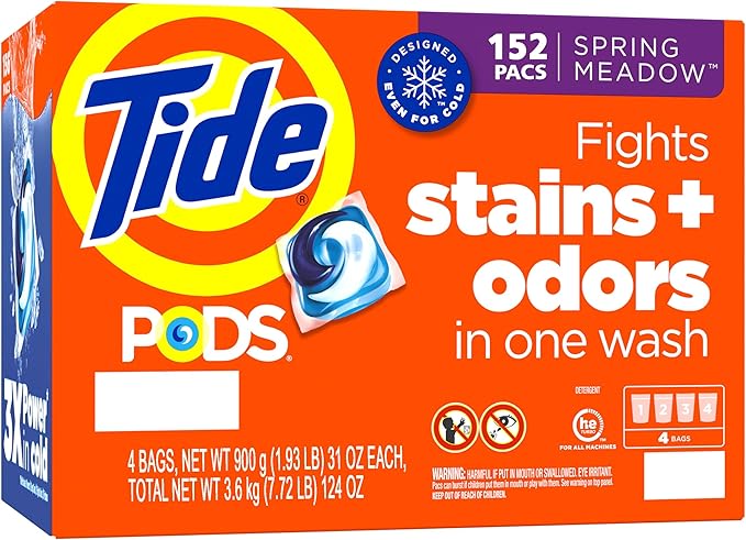 TIDE PODS Spring Meadow Pack of 152, RED