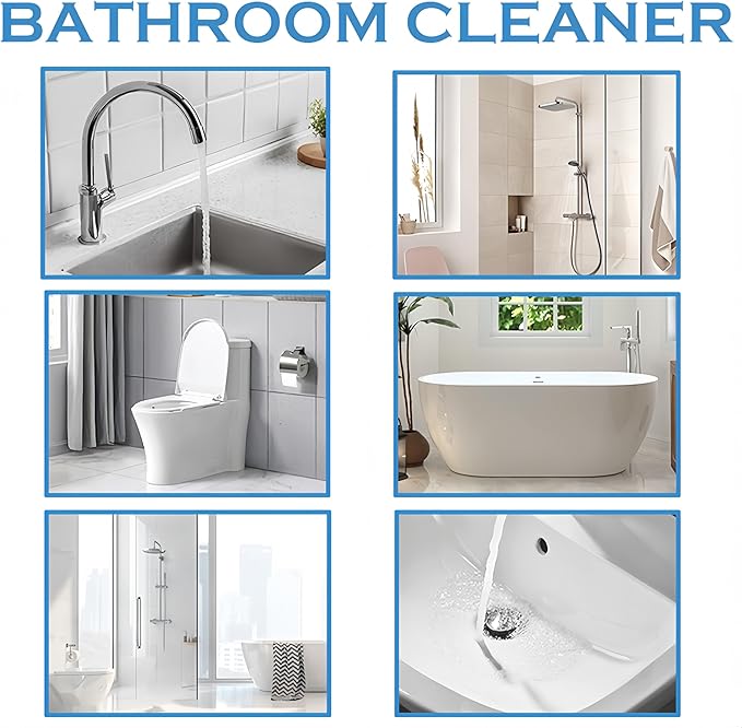 Bathroom Descaler Foam Cleaner, New Stubborn Stains Cleaners Multipurpose Bathrooms Foam Cleaners, 2.02 Oz All Purpose Rinse Cleaning Foams for Bathtub,Glass,Faucet,Toilet (1 Pcs)