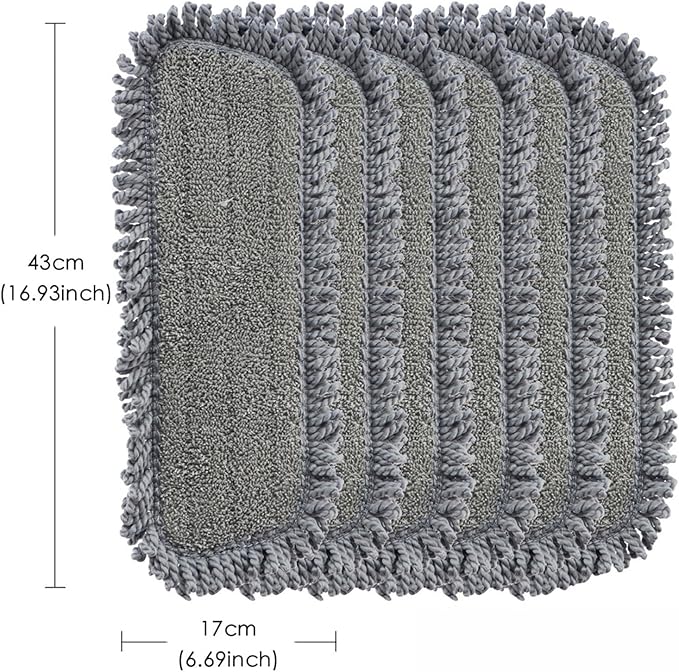 Microfiber Spray Mop Pads Replacement Head Compatible with Daris Spraying Mop(DR-AWE05-1)