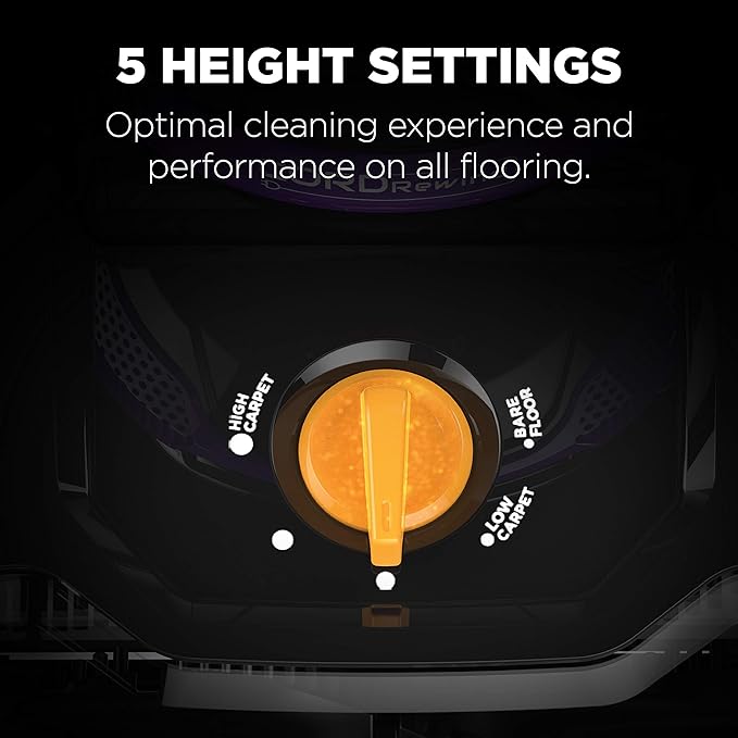 Eureka Powerful Lightweight Upright Vacuum Carpet and Floor, PowerSpeed NEU202 with Automatic Cord Rewind, Purple