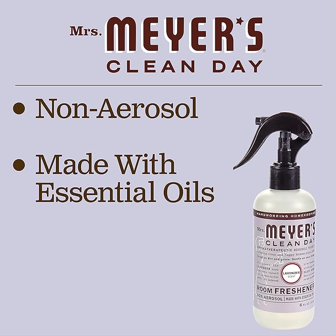 Mrs Meyers Clean Day Room Freshener, 8 Fluid Ounce (Lavender)