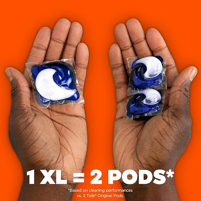 Tide Power Pods Sport Laundry Detergent Pacs, 45 Count, Advanced Sweat + Stain Fighter