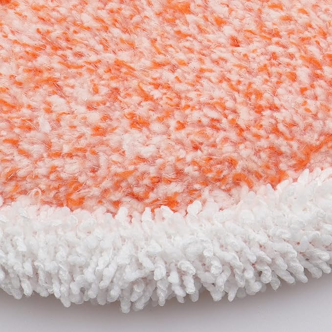 Electric Mop Pads, 7.28in Round Heavy Scrub Pads, Spin Mop Pads for Floor Cleaning (4 Pack)