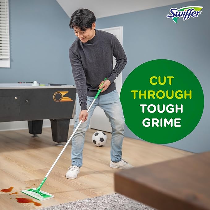 Swiffer Sweeper Wet Mopping Cloths with Febreze Freshness, Lavender Vanilla & Comfort, 24 Count (Pack of 2)