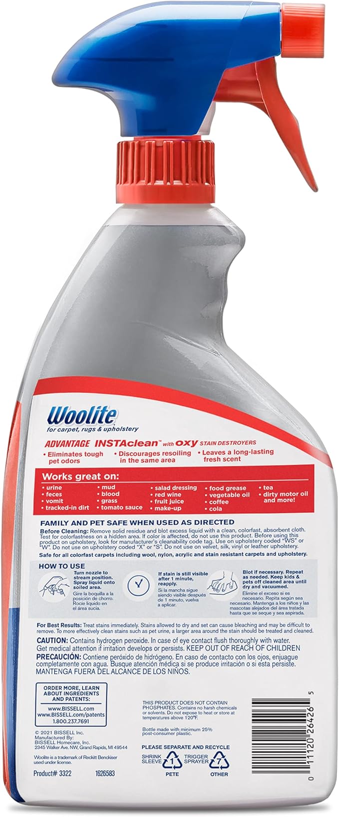 Woolite® Advantage INSTAclean™ Pet Stain Remover - 2 Pack, 3322