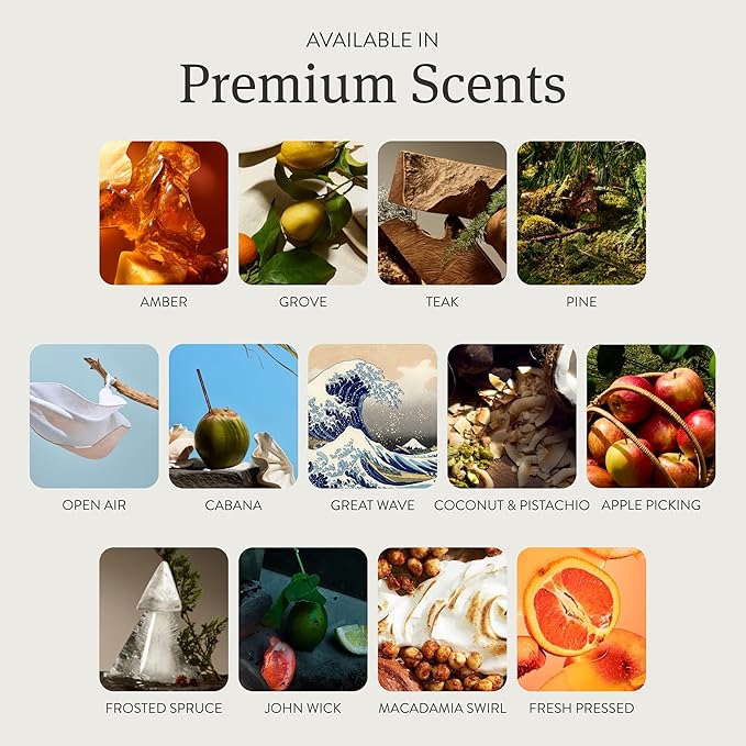 Drift Car Air Freshener - Stone Air Freshener Car Odor Eliminator - Long Lasting Scent - Auto Accessories - Metal Clip - Essential Oils - Clean Ingredients - Grove Scent Starter Kit