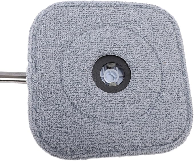 Generic Effortless Corner Spin Mop Bucket System with Water Separation, Self Wringing Mop Head for Hardwood Tile Marble Floors