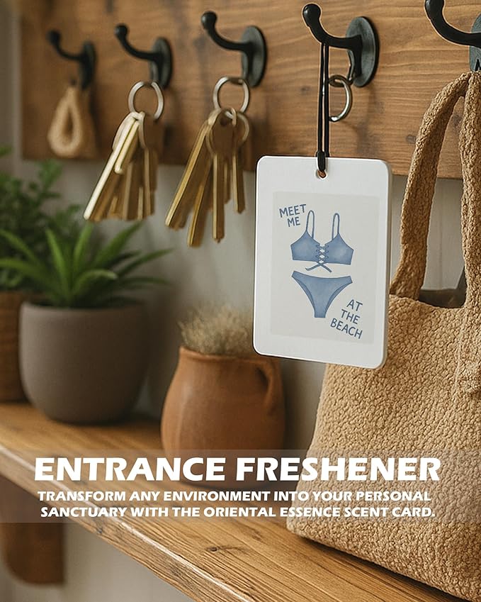 Blue Beach Western Cowgirl Cologne Car Air Freshener 4 Pcs, Girly Coastal Cowgirl Lips Hanging Air Freshener for Cars Bathroom Dorm Books Decor, Preppy Beach Accessories Gifts for Women Girls