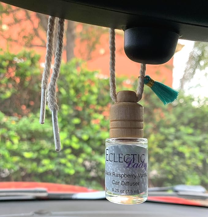 Nag Champa Scented Car Diffuser By Eclectic Lady, 7.5 ml, Air Freshener, Aromatherapy Diffuser, Premium Grade Fragrance Oil