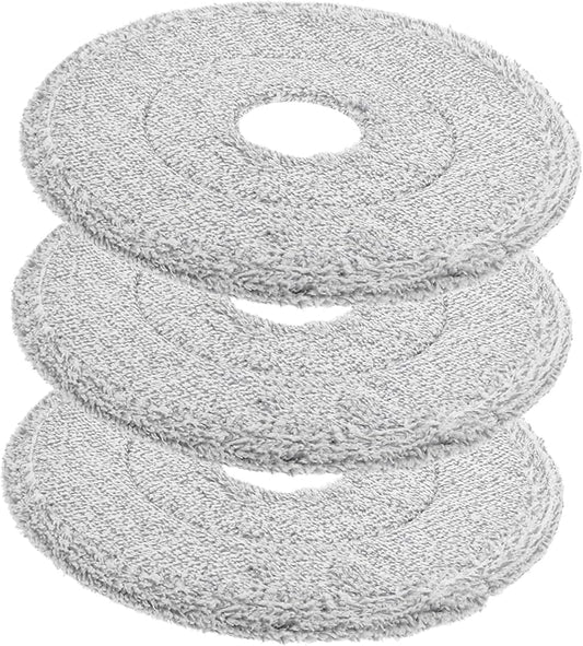 GARVALON 3pcs Cotton Mop Replacement Heads Mop Heads Replacements for Easy Cleaning