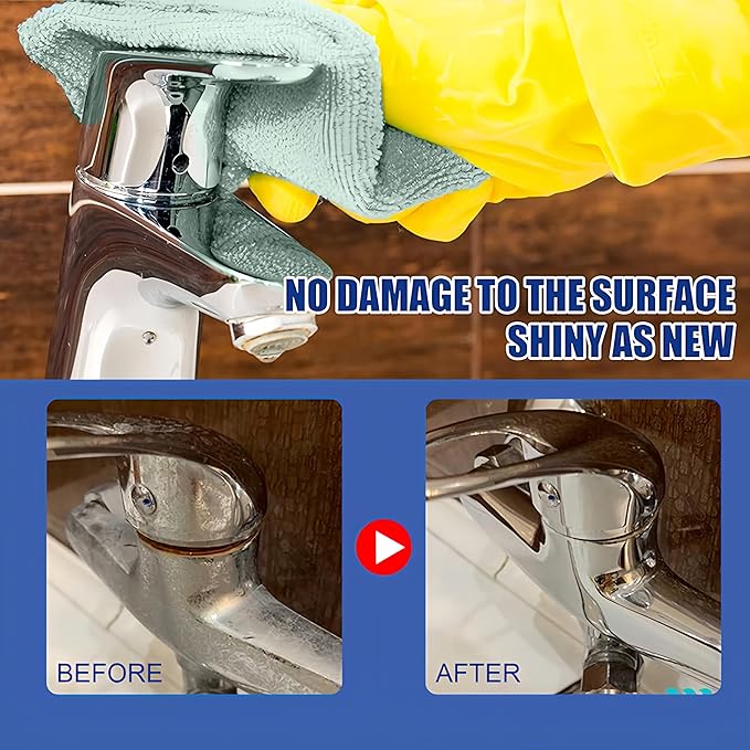 Bathroom Descaler Foam Cleaner, New Stubborn Stains Cleaners Multipurpose Bathrooms Foam Cleaners, 2.02 Oz All Purpose Rinse Cleaning Foams for Bathtub,Glass,Faucet,Toilet (1 Pcs)