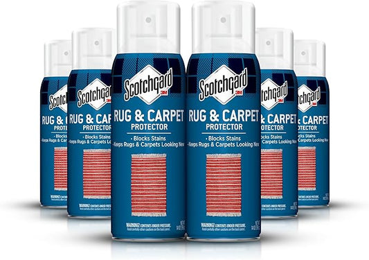 Scotchgard Carpet & Upholstery Protector Spray, 14 oz (Pack of 6) – Blocks Stains & Resists Soiling, Fabric Stain Guard for High-Traffic Areas, Easy to Apply for Long-Lasting Protection