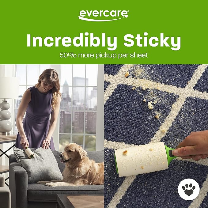 Evercare Pet Hair Lint Roller Refill 60 Layers (30.1 ftx4)