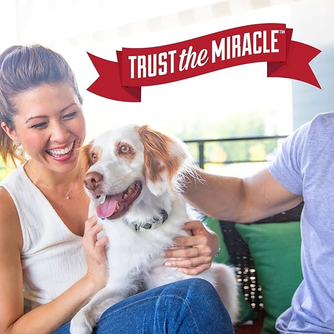 Nature’s Miracle Advanced Stain and Odor Eliminator Dog Spray, Fresh Scent, Severe Mess Enzymatic Formula for Tough Pet Messes, 32 Ounces, Red