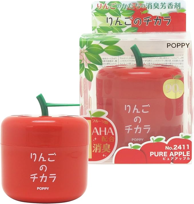 car air freshener, Mixed 2 Packs, Pure Apple and Honney Apple Scent in Cute Apple Shape Container, Best JDM Japan Car, Home, Office Air Freshener