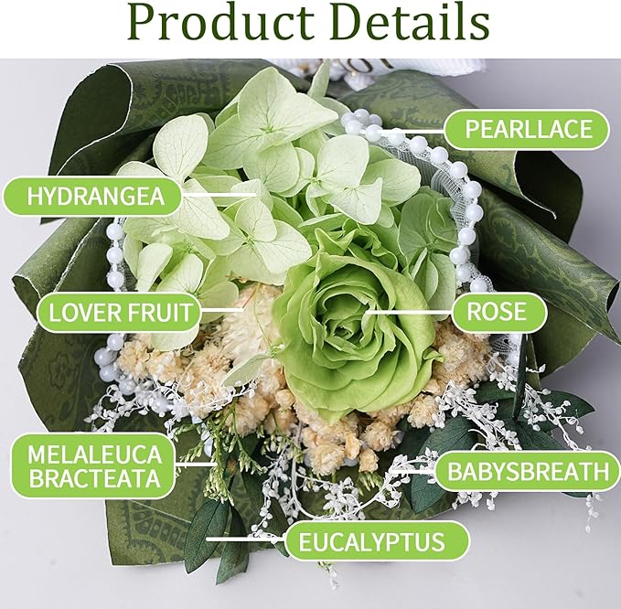 Small Bouquet Car Air Freshener Vent Clips Mini Fresh Flower Bouquet Air Conditioning Outlet Perfume Clip Decoration Essential Oil Diffuser Vent Clip Auto Interior Accessories for Car Decor