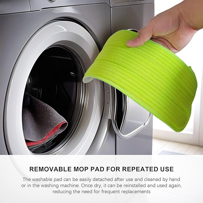 360°Rotating Spray Mop,Dust Mop with Water Spray Bottle for Floor Cleaning,Reusable Washable Microfiber Pads for Hardwood Tile Floors