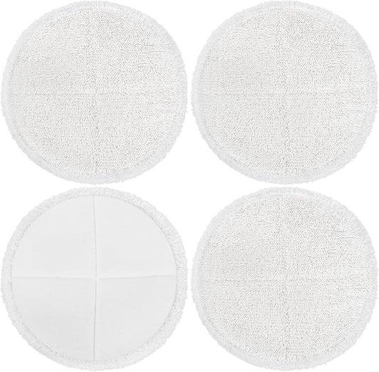 KEEPOW Spinwave Replacement Pads Compatible with Bissell Spinwave Hard Floor Mop 2039a Series 2124, 20399, 2307, 2315A, 23157, 2039A, 20393 Spin Mop Pad for Floor Cleaner (4 Pack)