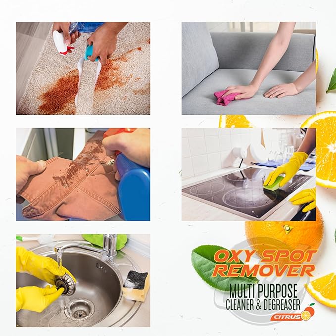 UCS Oxy Spot Remover - All-Purpose Cleaner & Degreaser Spray, Super Size! (32 oz.)