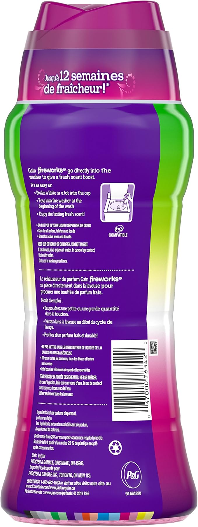 Gain Fireworks in-Wash Scent Booster Beads, Moonlight Breeze, 14.8 Ounce