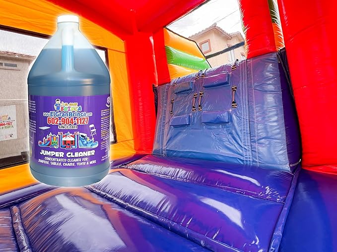 EL GRAN BRINCA Jumper Cleaner for any inflatable, tables, chairs, tents | 1 Gallon