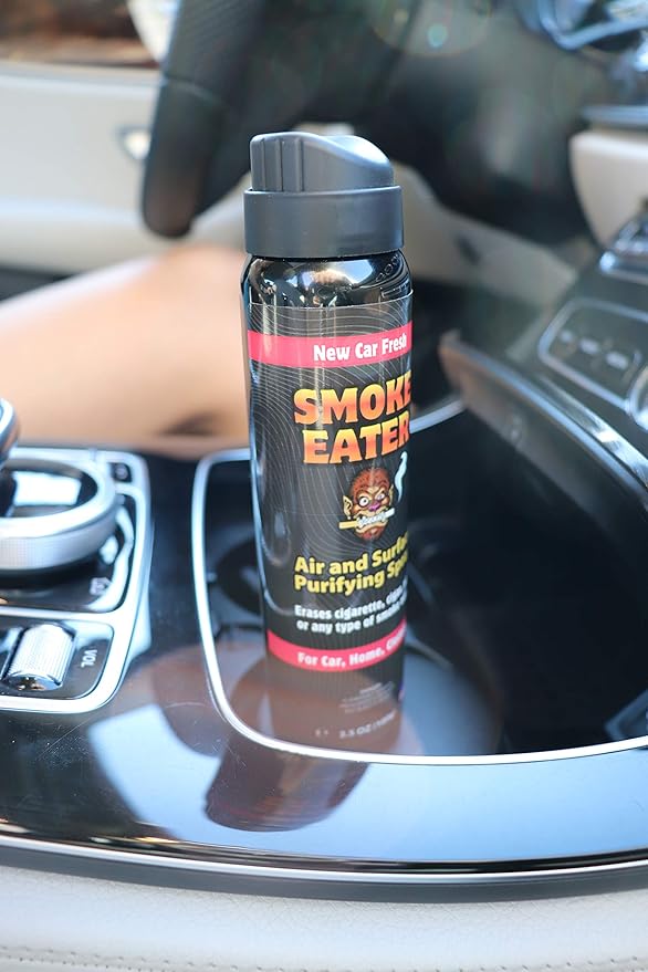Smoke Eater Odor Eliminator Aerosol Spray, Lavender, 3.5 oz — Tea Tree Oil Breaks Down Smoke at the Molecular Level