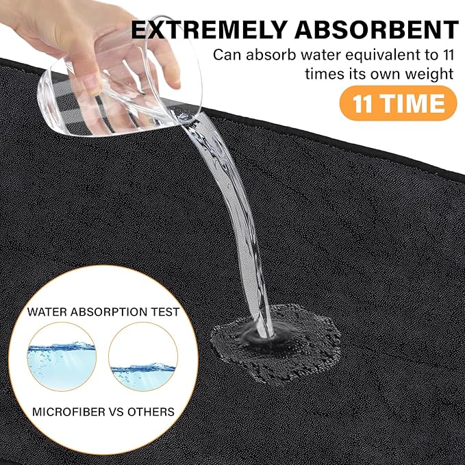 Shiny Cleaning Cloths,3pcs Shiny Drying Towels,Shower Doors Drying Towels,12 * 10in Streak Free Glass Window Car Mirror Super Absorben Microfiber Cleaning Cloths(5pcs grey12*10”)