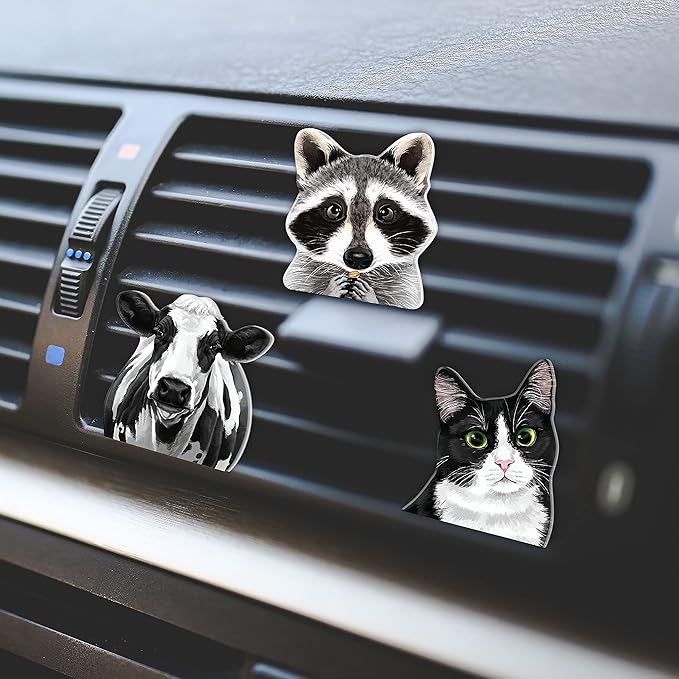 WIRESTER Fresh Scented Car Air Freshener Vent Clip, Decorative Accessories, Interior Decoration for Cars