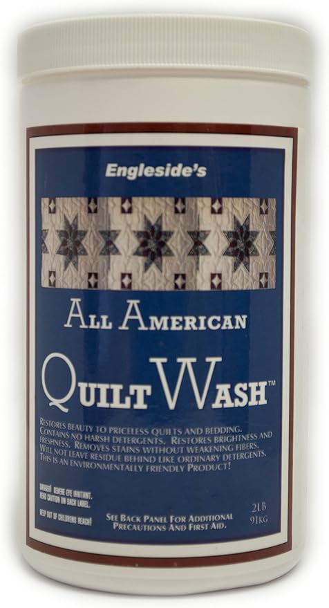 All American Quilt Wash, Unscented Vintage and New Quilt Specialty Cleaner, 32 Ounces
