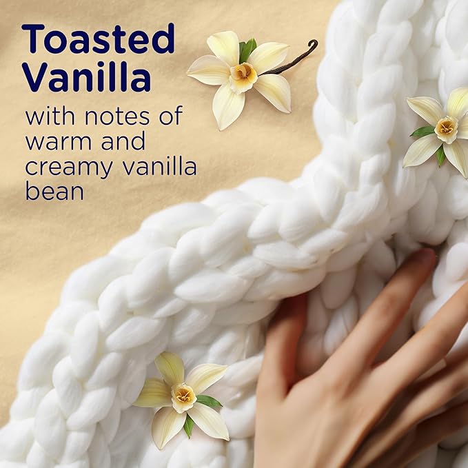Downy Blends In-Wash Laundry Scent Booster Beads, Toasted Vanilla Scent, 24.5 OZ, Fabric Sottener Beads and Freshness