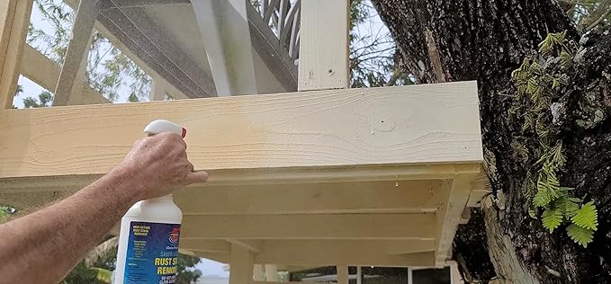 Force 5 SHIPN'SHORE, Rust Stain Remover, Instant Hull Cleaner, Vinyl, Fabric, Metal & Painted Surfaces - Removes Sprinkler Stains from Walls and Fences Instantly.
