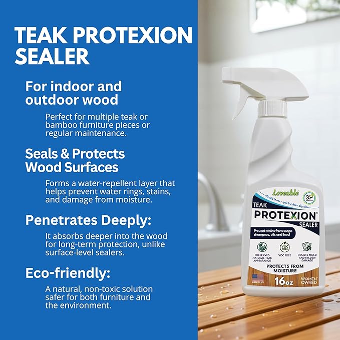 EcoDecors Loveable 16oz Teak Protexion Sealer Spray - 2 Pack
