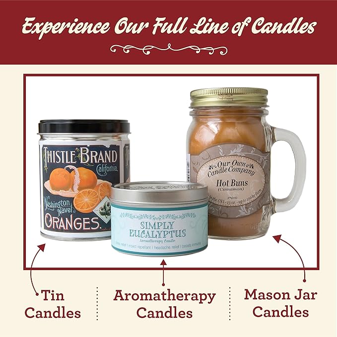 Our Own Candle Company, Summer Night Scented Mason Jar Candle, 100 Hour Burn Time, 13 Ounces