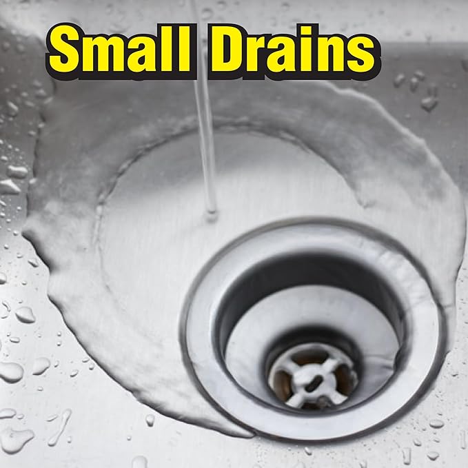 ComStar Piranha - Crystal Flakes, Non-Acid Drain Cleaner That Dissolves Grease, Hair & Root Growth in Sewer Lines Instantly, Made in USA, 2 Pounds (30-600)