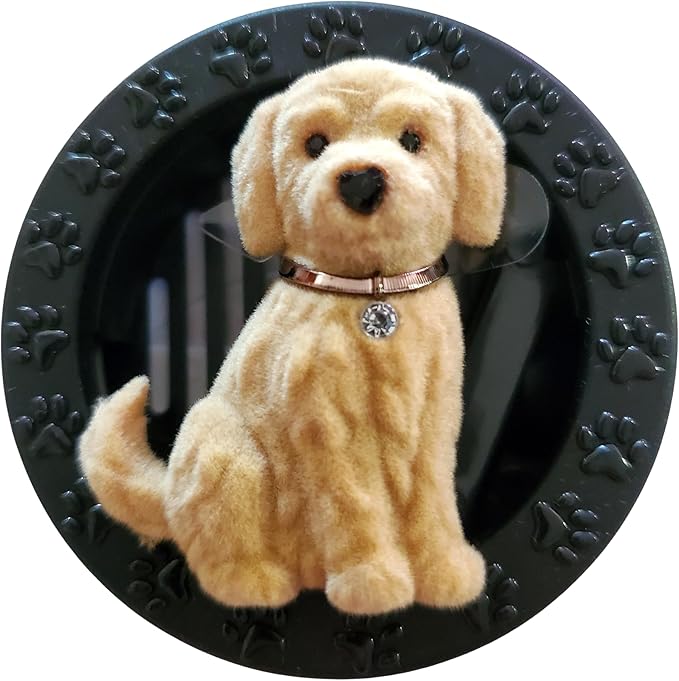 Bath and Body Works Dog With Collar Car Visor Fragrance Holder Easy To Open
