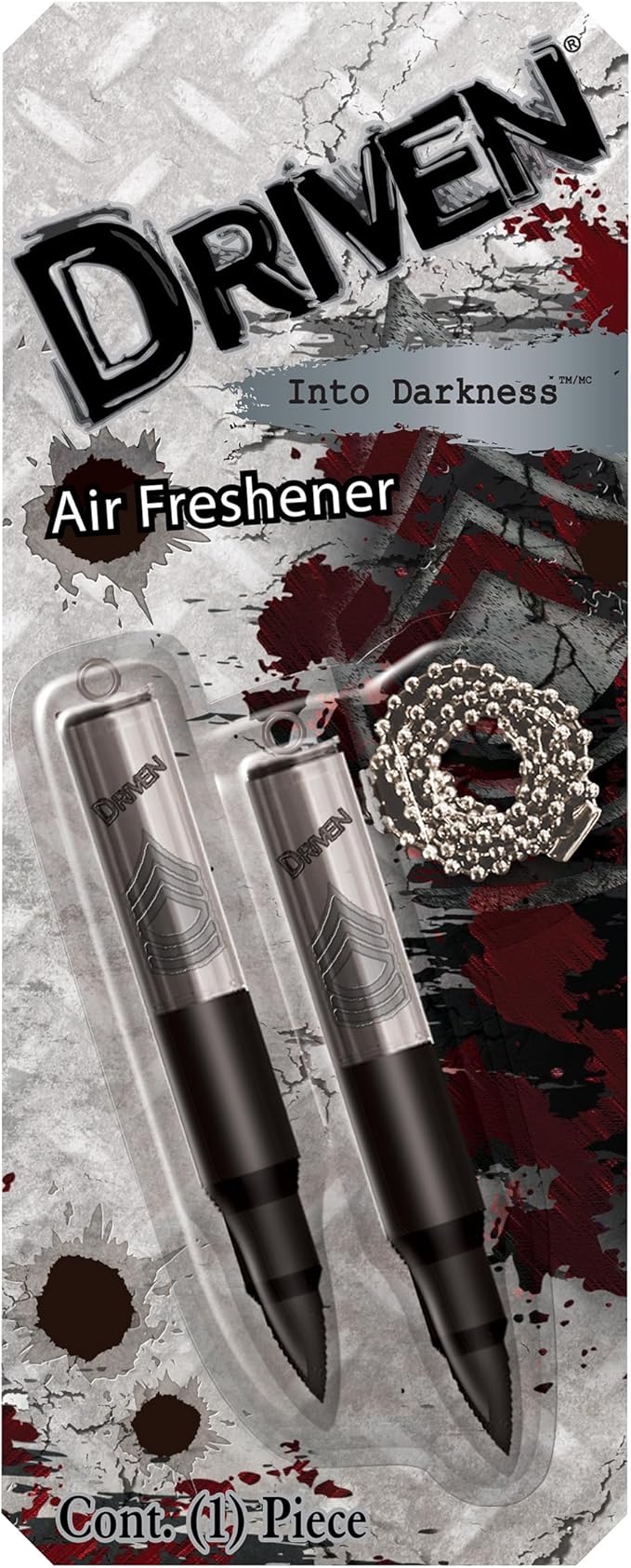 Driven Novelty Air Freshener (Black Out Scent, 2 Pack)
