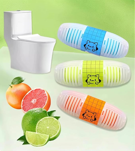 Hanging Toilet Bowl Cleaner, 3 Scents Automatic Toilet Rim Cleaner Can be used 500 times, Stain Removing Odor Eliminating Toilet Freshener for Standard & Smart Toilets (mix and match, 18)
