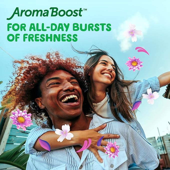 Gain + Aroma Boost Liquid Laundry Detergent, Moonlight Breeze Scent, 128 Loads, 184 fl oz, HE Compatible