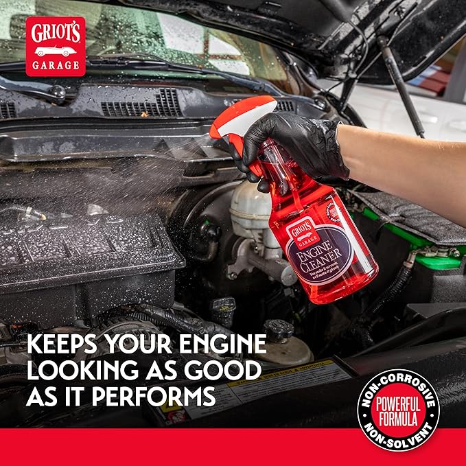 Griot's Garage Engine Cleaner for Car, Motorcycle, Boat, RV, and Truck, Oil, Dirt, and Grime Remover, 11158, One Gallon