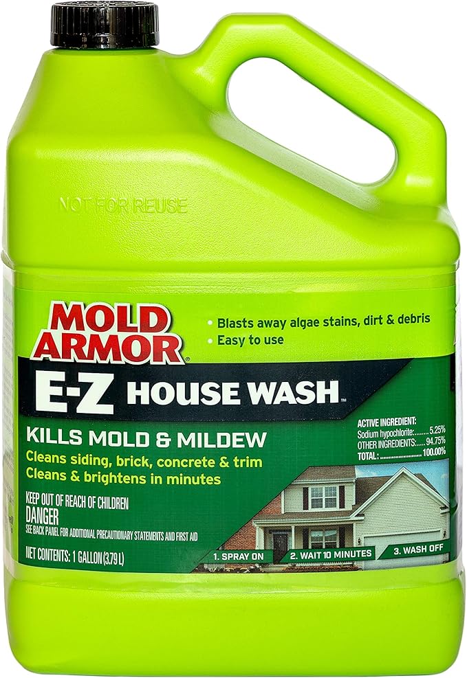 Mold Armor E-Z House Wash – Kills Mold and Mildew- 1 Gallon