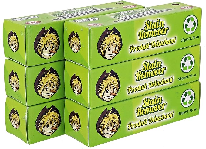BunchaFarmers All Natural 100% Biodegradable Environmentally Friendly Stain Remover Stick Made in Canada (6 Pack)