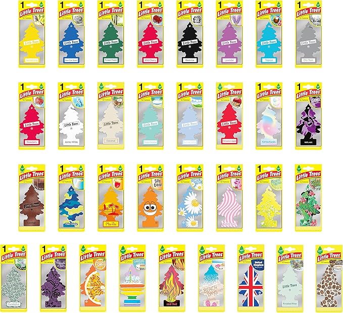 Car Freshner U1P10282 Little Trees Cotton Candy Air freshener, 24 Pack