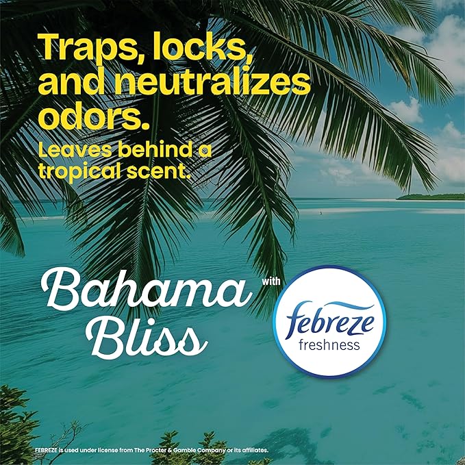 Glad ForceFlex MaxStrength Kitchen Trash Bags, 13 Gal, Bahama Bliss Febreze, 90 Ct (Pack May Vary)